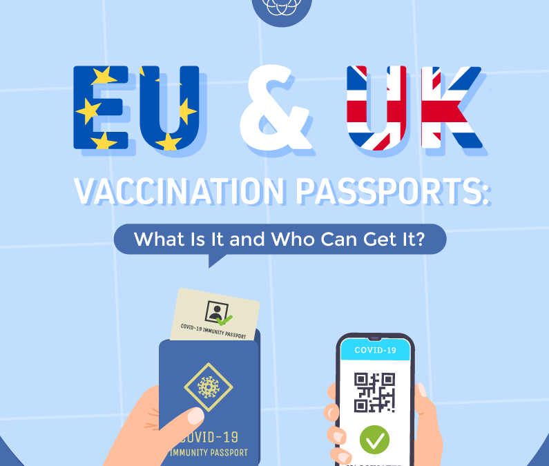 EU & UK Vaccination Passports: What Is It and Who Can Get It? [Infographic]